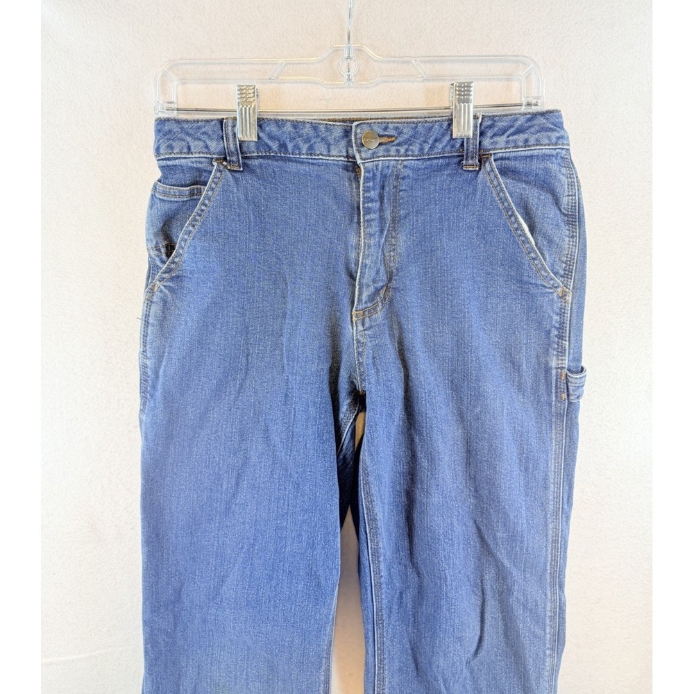 Carhartt Kids Blue Denim Carpenter Jeans Medium Wash BD8383-B‎ Size 16